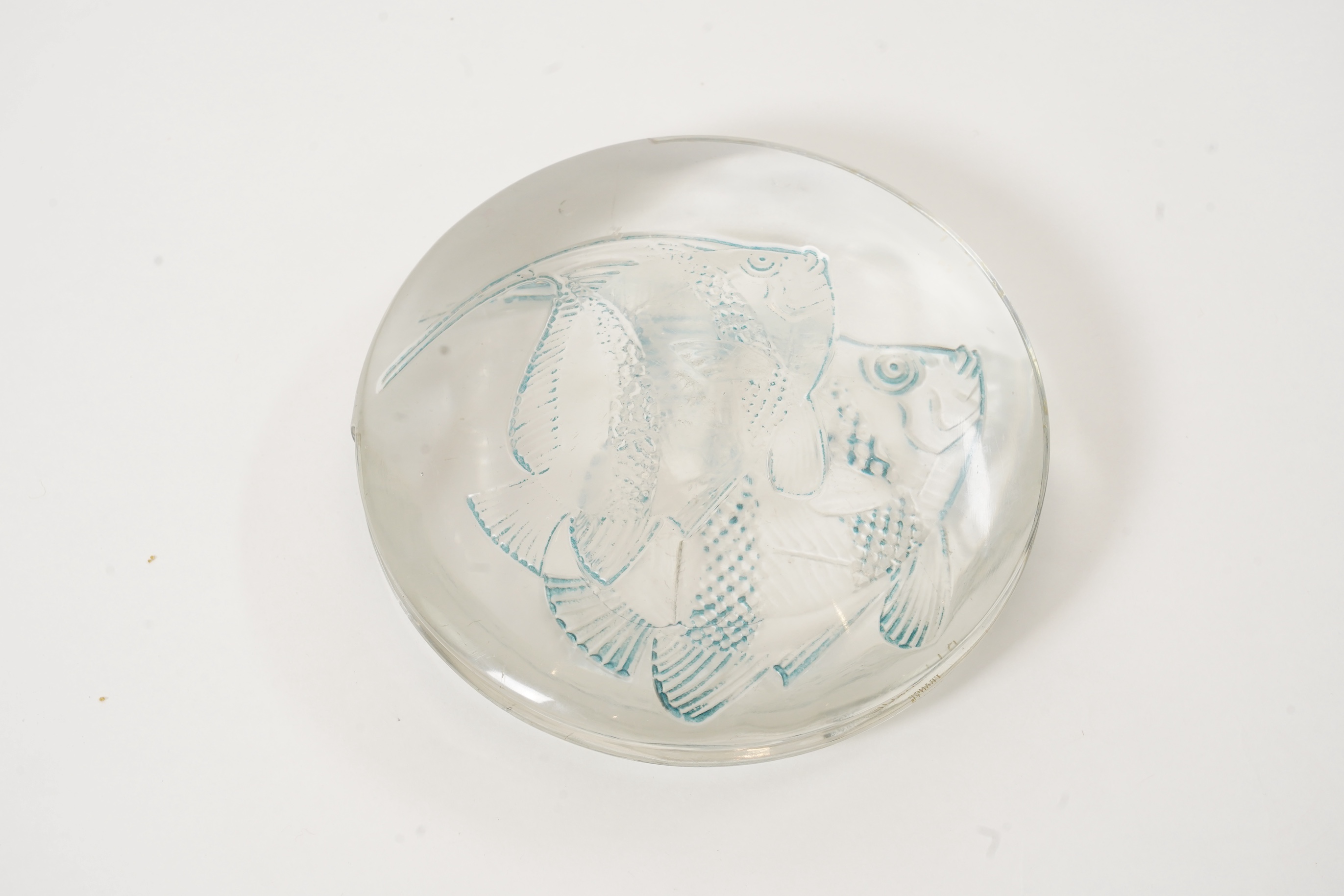 René Lalique: A Lampe De Cheminee 'Poissons'